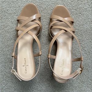 Worn once! LIKE NEW! COLE HAAN Strappy Sandals 9-1/2  GREAT PRICE!